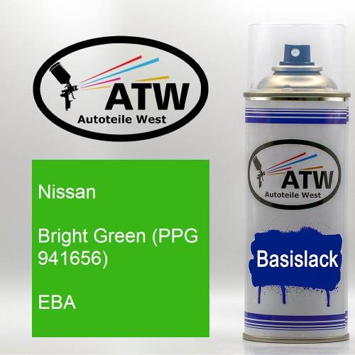 Nissan, Bright Green (PPG 941656), EBA: 400ml Sprühdose, von ATW Autoteile West.